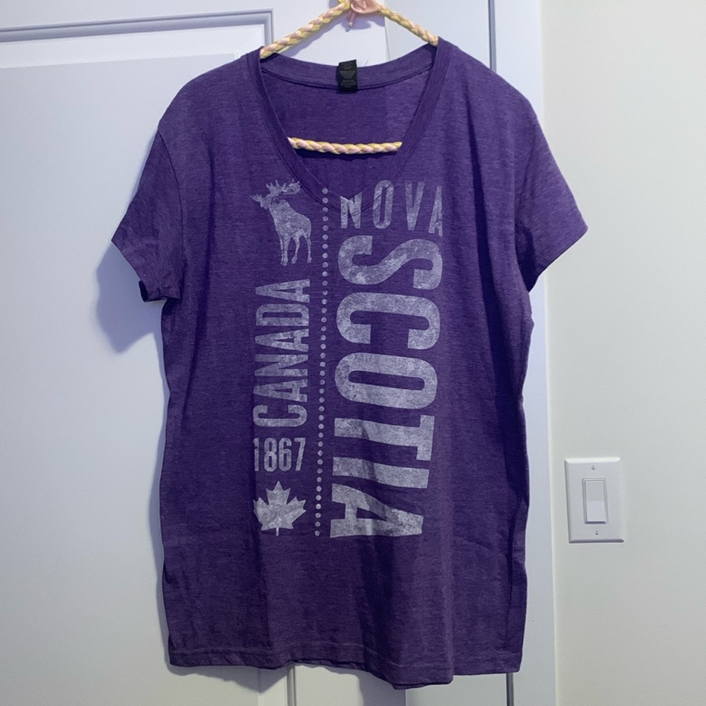 New Novia Scotian Purple T shirt